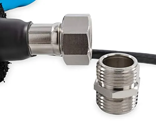 Camco 22912 50 Feet Taste Pure Heated Drinking Water Hose with Thermostat - Lead Free