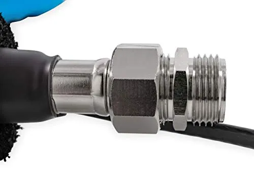 Camco 22912 50 Feet Taste Pure Heated Drinking Water Hose with Thermostat - Lead Free
