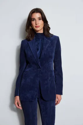 Corduroy Single Button Blazer