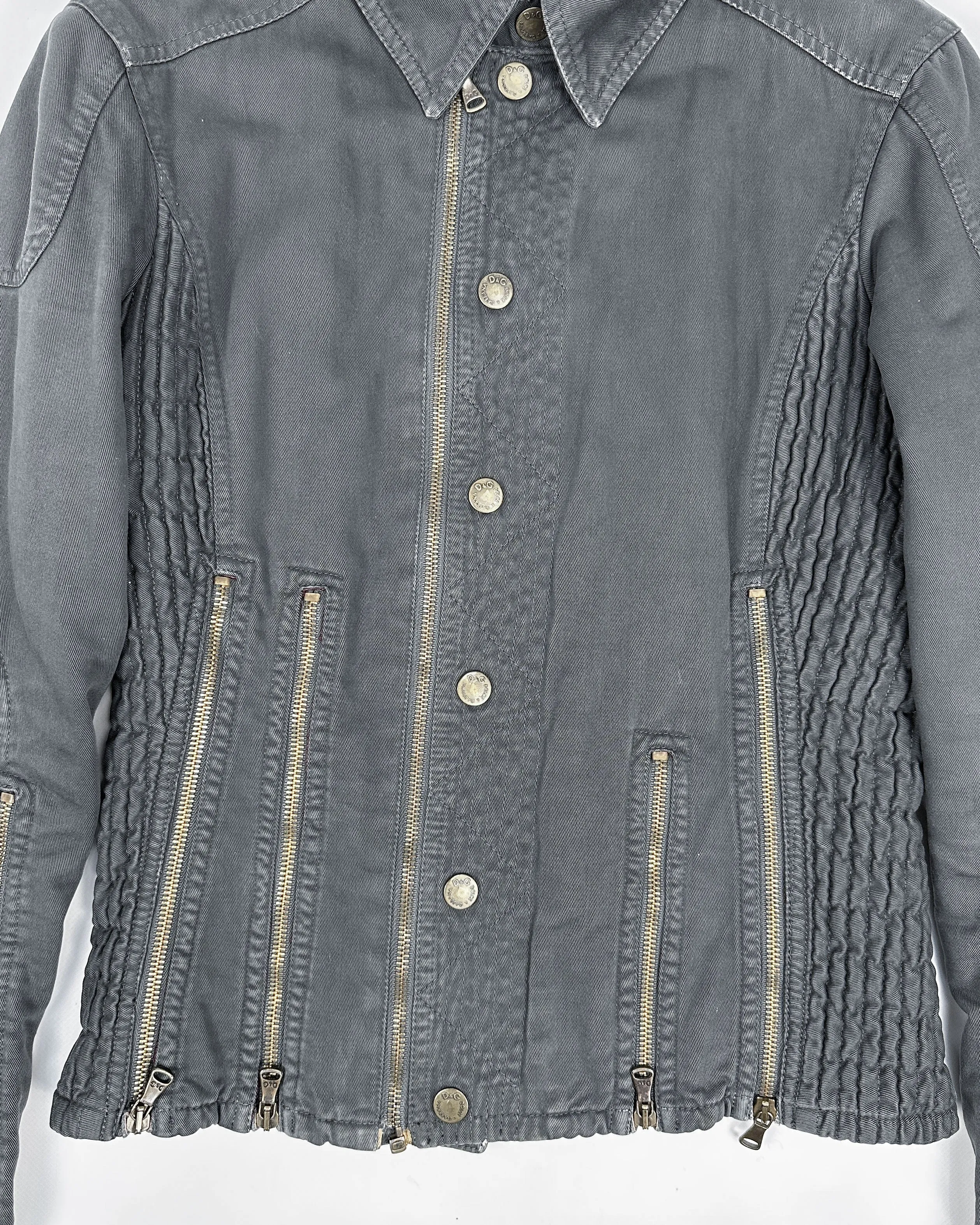 Dolce & Gabbana 9-Zip Utility Jacket 2000's