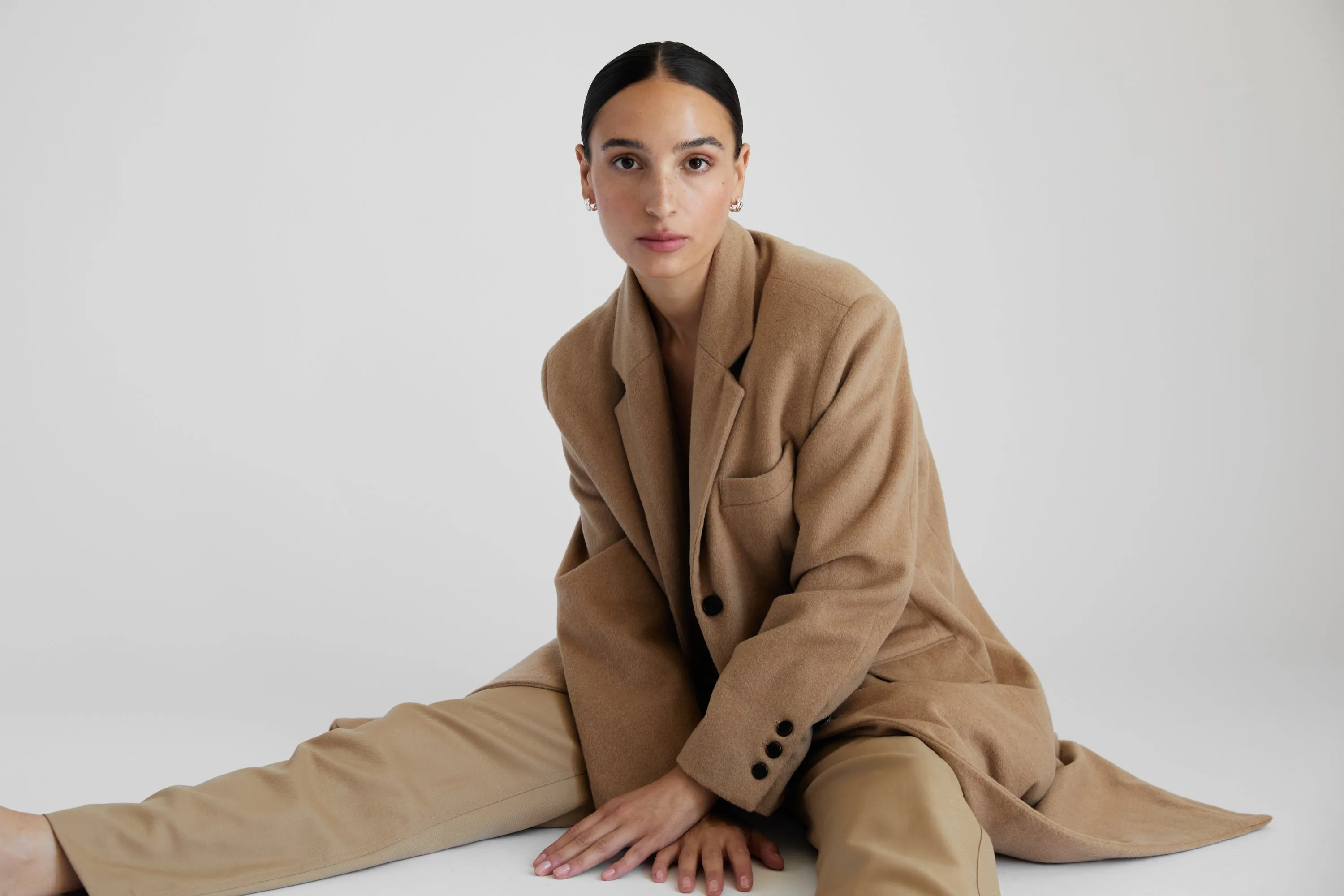 Long Wool Cashmere Coat