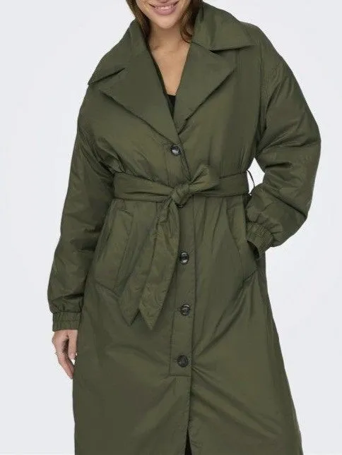 ONLY Maddie Belted Puffer Trench Coat