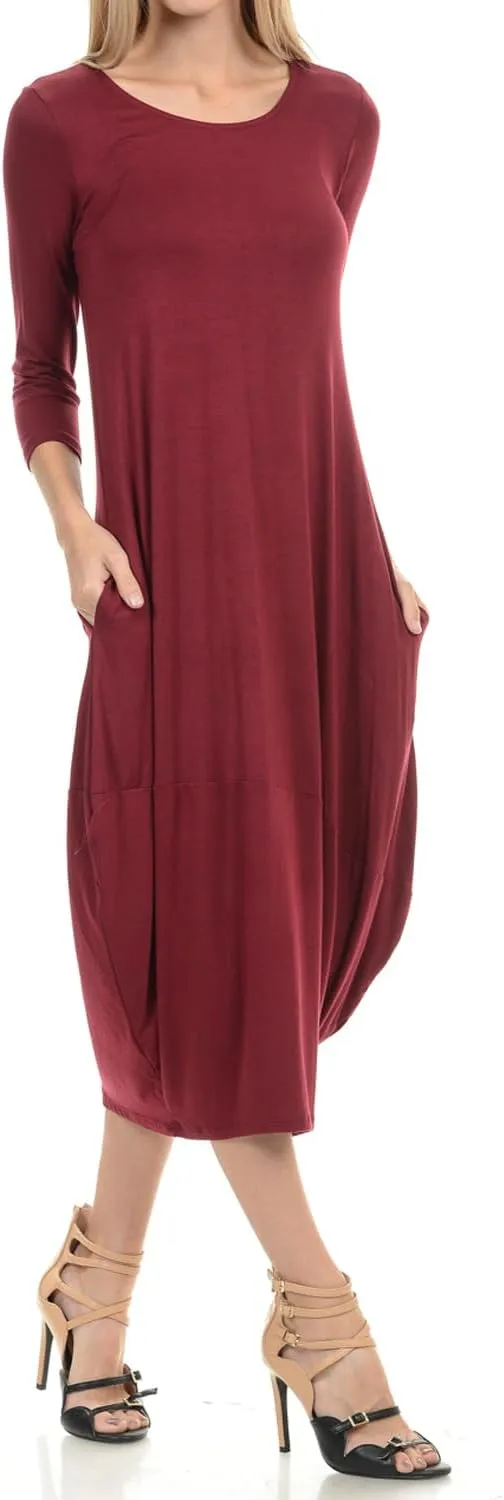 Pastel by Vivienne Women's Cocoon Midi Dress