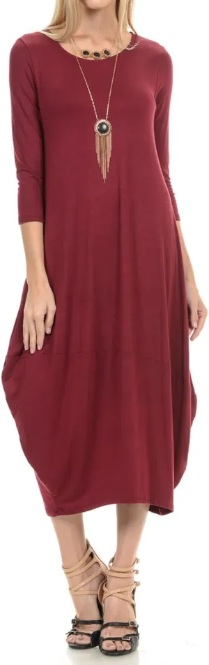 Pastel by Vivienne Women's Cocoon Midi Dress